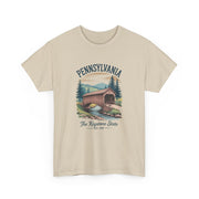 Pennsylvania Vintage Graphic Tee, Unisex T-Shirt, Nature Lover Gift, Travel Souvenir, State Pride Apparel