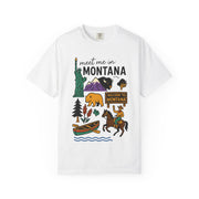 Cool Montana Graphic T-Shirt, Perfect for Travelers, Adventure Lovers, USA States Design