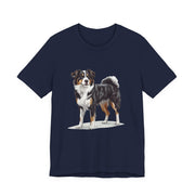 Dog Lover's Unisex Jersey Tee, Fun Pet Shirt, Animal Graphic Tee, Gift for Dog Owners, Cute Dog Apparel,