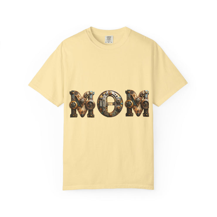 Mom Themed Unisex Garment-Dyed T-Shirt, Perfect for Mother's Day, Casual Wear, Gift for Moms, Family Gatherings, Everyday Comfort