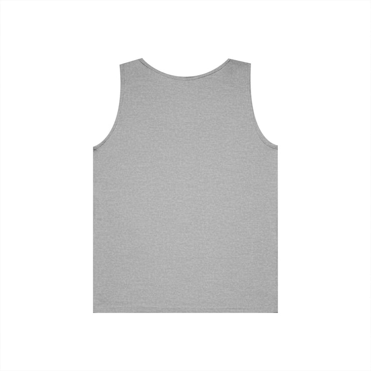 Dog Lover's Unisex Heavy Cotton Tank Top - Cute Pet Art, Custom Gift for Dog Owners, Summer Casual Wear, Animal Lover Apparel