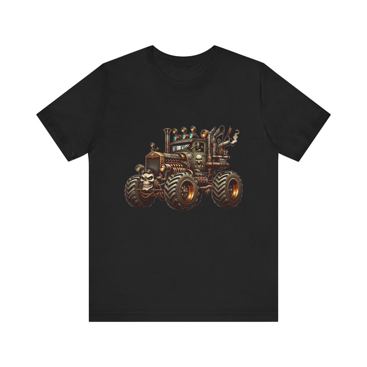 Rustic Tractor Graphic Tee, Farm Life Apparel, Unisex Jersey Tee, Country Style Shirt, Gift for Farmers, Car Design