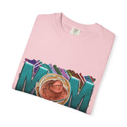 Mom-Themed Unisex Garment-Dyed T-shirt, Gift for Mothers Day, Birthday, Family Gatherings, Casual Wear, Mothers Day Design