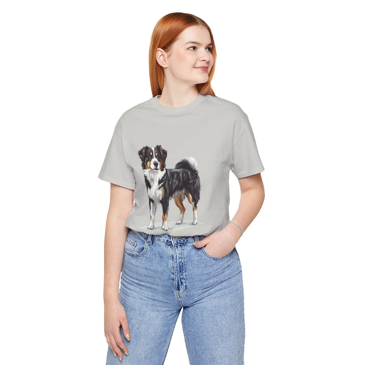Dog Lover's Unisex Jersey Tee, Fun Pet Shirt, Animal Graphic Tee, Gift for Dog Owners, Cute Dog Apparel,