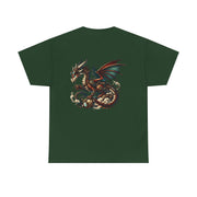 Dragon Graphic Tee, Unisex Cotton T-Shirt, Fantasy Shirt, Gift for Gamers, Cool Casual Wear, Dragon Lover Apparel