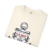 Unisex T-Shirt with U.S. Navy Anchor Design, Casual Tee, Maritime Gift, Sailor Apparel, Patriotic Wear, Summer Style