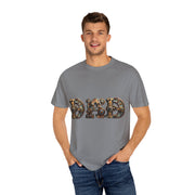 Dad Themed Garment-Dyed T-Shirt, Unique Gift for Father's Day, Casual Wear, Perfect for Dads, Everyday Comfort Tee