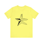 Inspirational Star Graphic Tee | Motivational Unisex Jersey Shirt, Casual Wear, Gift for Friends, Christian Design