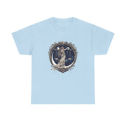 Moonlit Goddess Tee - Ethereal Cotton Shirt, Unisex T-Shirt, Celestial Graphic Tee, Bohemian Style Top, Vintage Art Apparel