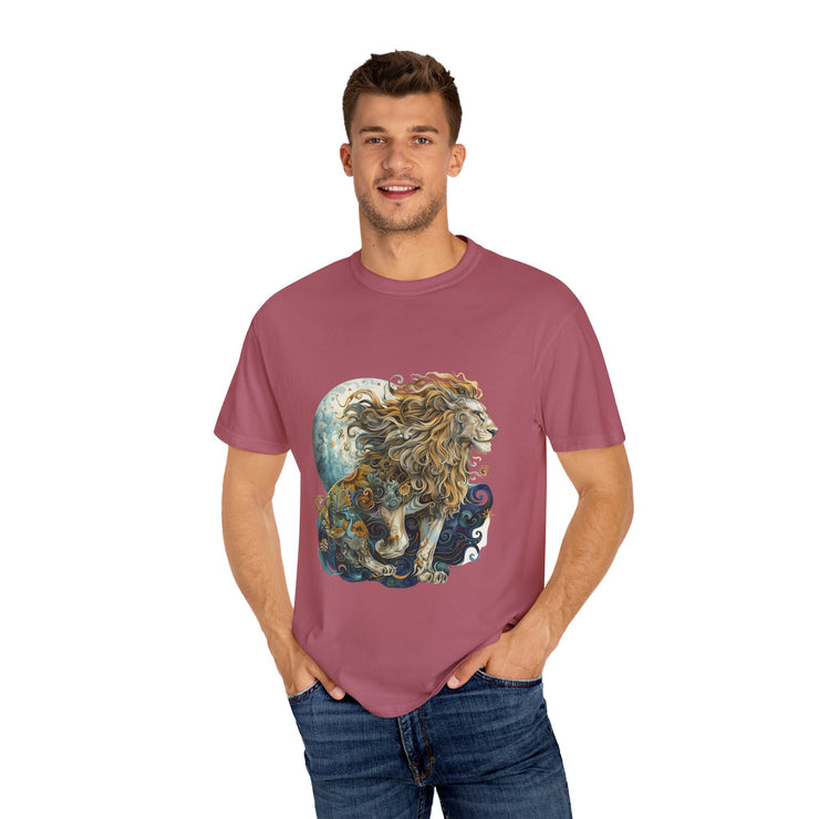 Celestial Lion T-Shirt - Unisex Graphic Tee for Astrology Lovers, Gifts for Her, Gifts for Him, Birthday, Mythical Creatures, Everyday [...]