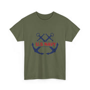 Navy Style Unisex Heavy Cotton Tee, U.S. Navy Tee, Military Pride Shirt, Veteran's Gift, Casual Wear