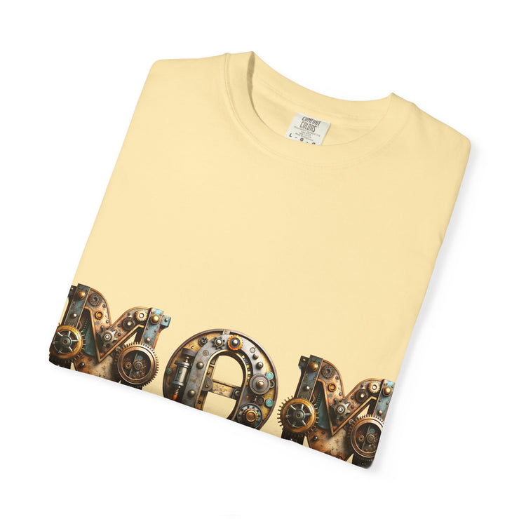 Mom Themed Unisex Garment-Dyed T-Shirt, Perfect for Mother's Day, Casual Wear, Gift for Moms, Family Gatherings, Everyday Comfort