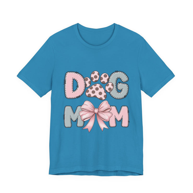 Dog Mom Tee, Cute Pet Lover Shirt, Gift for Dog Owners, Casual Dog Mom Wear, Animal Lover Clothing, Mothers Day