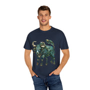 Bohemian Bull T-Shirt, Artistic Graphic Tee, Unisex Shirt for Cow Lovers, Gift for Occasions, Casual Wear, Eco-Friendly Style