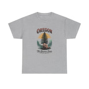 Oregon Graphic Tee - Vintage Style Unisex Cotton T-Shirt, Great for Nature Lovers, Casual Wear, USA States Design