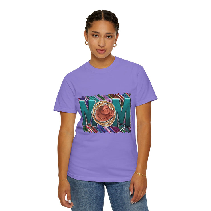 Mom-Themed Unisex Garment-Dyed T-shirt, Gift for Mothers Day, Birthday, Family Gatherings, Casual Wear, Mothers Day Design