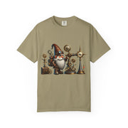 Steampunk Gnome T-shirt, Unique Graphic Tee for Fantasy Lovers, Gift for Birthdays, Everyday Wear, Unisex Casual Top