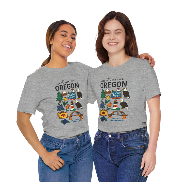 Oregon State Pride Tee, Explore Oregon T-Shirt, Travel Souvenir Shirt, USA States Design