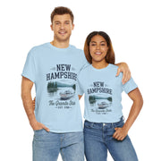 New Hampshire Adventure Tee - Unisex Heavy Cotton Tee, Vintage State Shirt, Nature Lover Gift, USA States Design