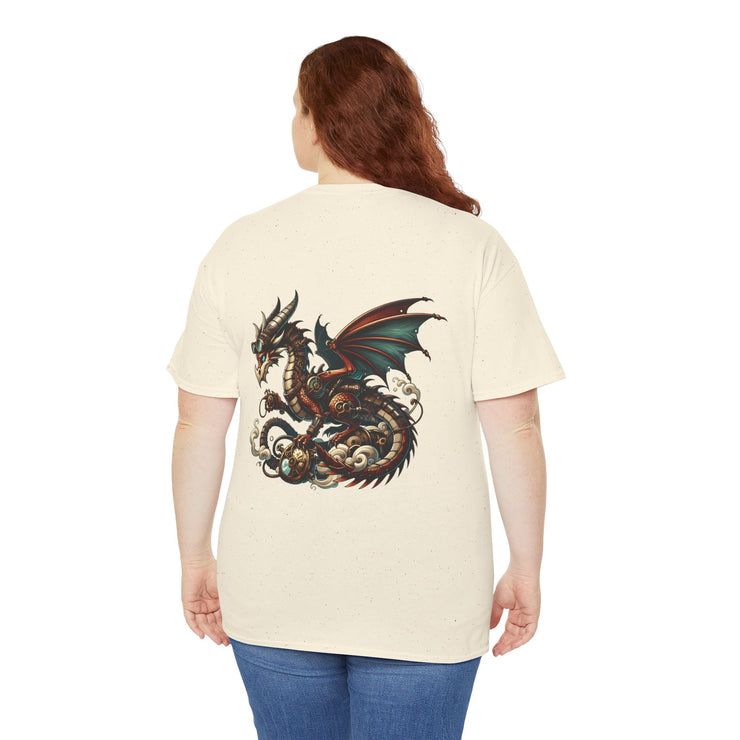Dragon Graphic Tee, Unisex Cotton T-Shirt, Fantasy Shirt, Gift for Gamers, Cool Casual Wear, Dragon Lover Apparel