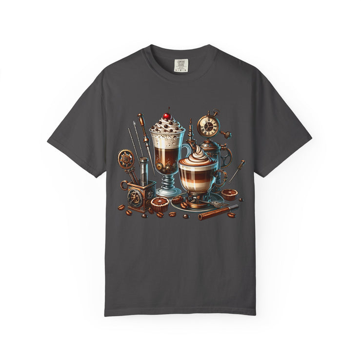 Coffee Lovers Unisex T-shirt, Cozy Café Style, Gift for Baristas, Perfect for Birthdays, Fun Beverage Art Tee