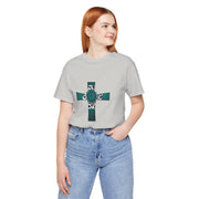 Stylish Religious Cross Tee, Unisex Trendy Shirt for Faith & Inspiration, Perfect Gift for Easter, Baptism, or Everyday Wear