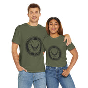 Unisex Heavy Cotton Tee with United States Air Force Design, Military Gifts, Veteran Apparel, Patriotic T-Shirt, Air Force Merchandise