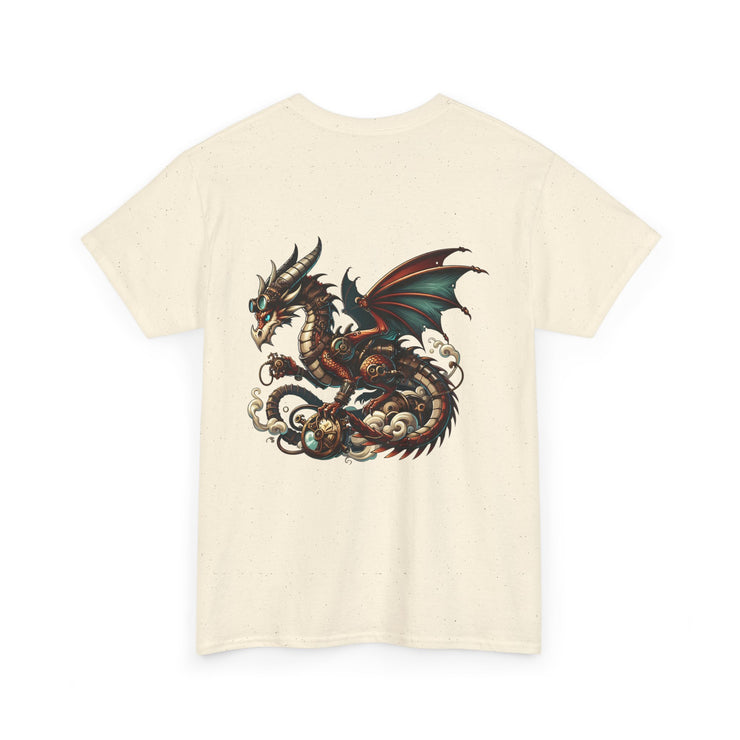 Dragon Graphic Tee, Unisex Cotton T-Shirt, Fantasy Shirt, Gift for Gamers, Cool Casual Wear, Dragon Lover Apparel