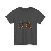Unisex Heavy Cotton Tee, Halloween Design, Skshirt