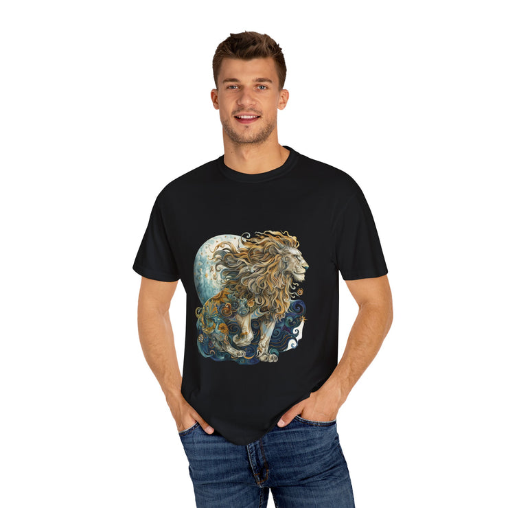 Celestial Lion T-Shirt - Unisex Graphic Tee for Astrology Lovers, Gifts for Her, Gifts for Him, Birthday, Mythical Creatures, Everyday [...]