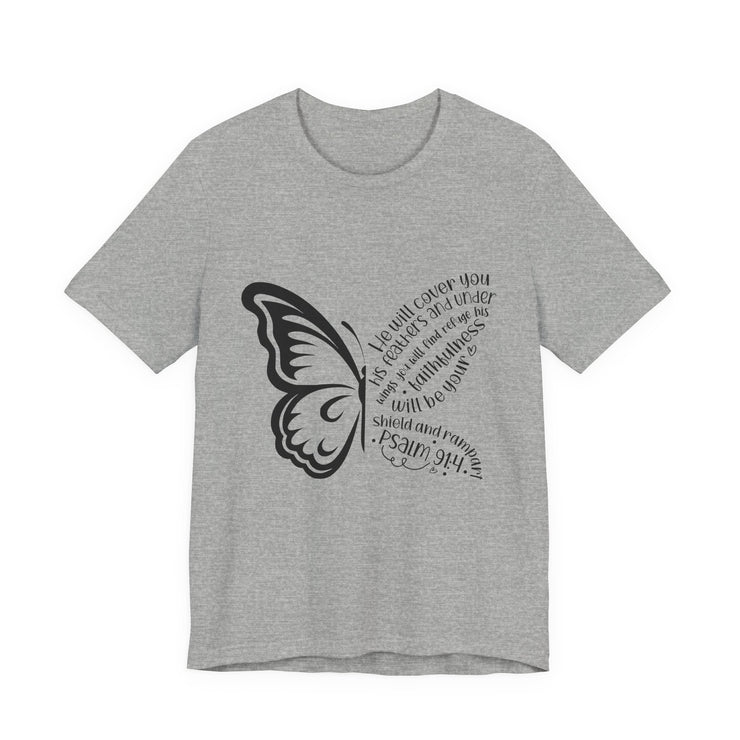 Inspirational Quote Tee, Motivational Shirt, Unisex Graphic T-Shirt, Gift for Her,Butterfly Love