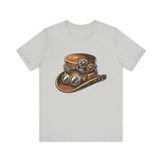 Steampunk Hat Tee, Steampunk T-Shirt, Retro Graphic Tee, Gift for Nerds, Cosplay Costume Top