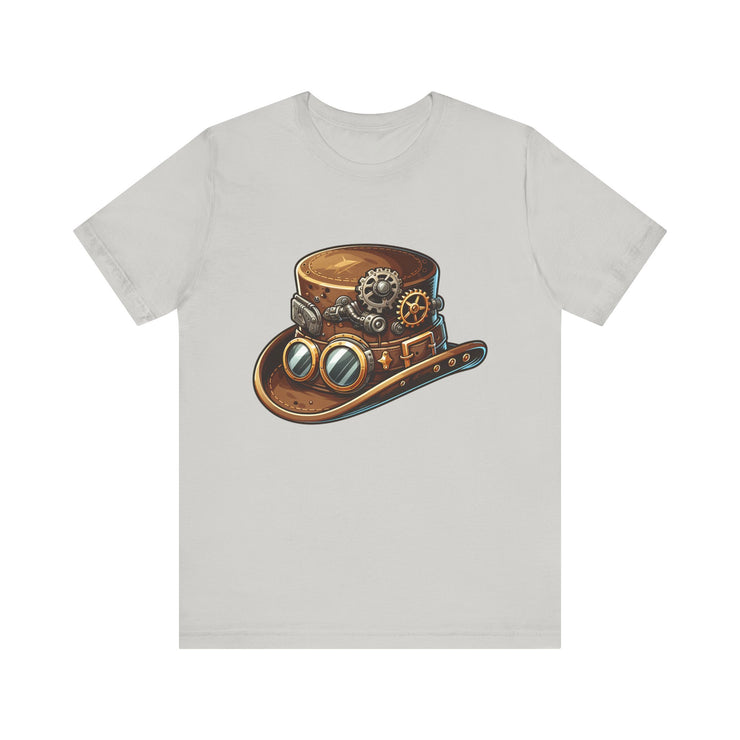 Steampunk Hat Tee, Steampunk T-Shirt, Retro Graphic Tee, Gift for Nerds, Cosplay Costume Top