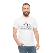 Faith Unisex Heavy Cotton Tee, Inspirational Shirt, Gift for Believers, Faith-Based Apparel, Motivational Top, Christian Tee