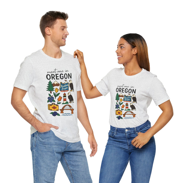 Oregon State Pride Tee, Explore Oregon T-Shirt, Travel Souvenir Shirt, USA States Design