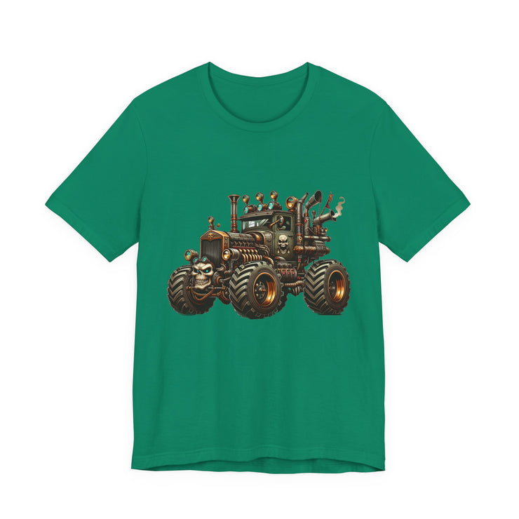 Rustic Tractor Graphic Tee, Farm Life Apparel, Unisex Jersey Tee, Country Style Shirt, Gift for Farmers, Car Design