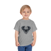 Gothic Dragon Toddler Tee, Cute Kids Shirt, Toddler Short Sleeve Tee, Unique Gift Idea, Halloween Outfit, Trendy Kids Apparel
