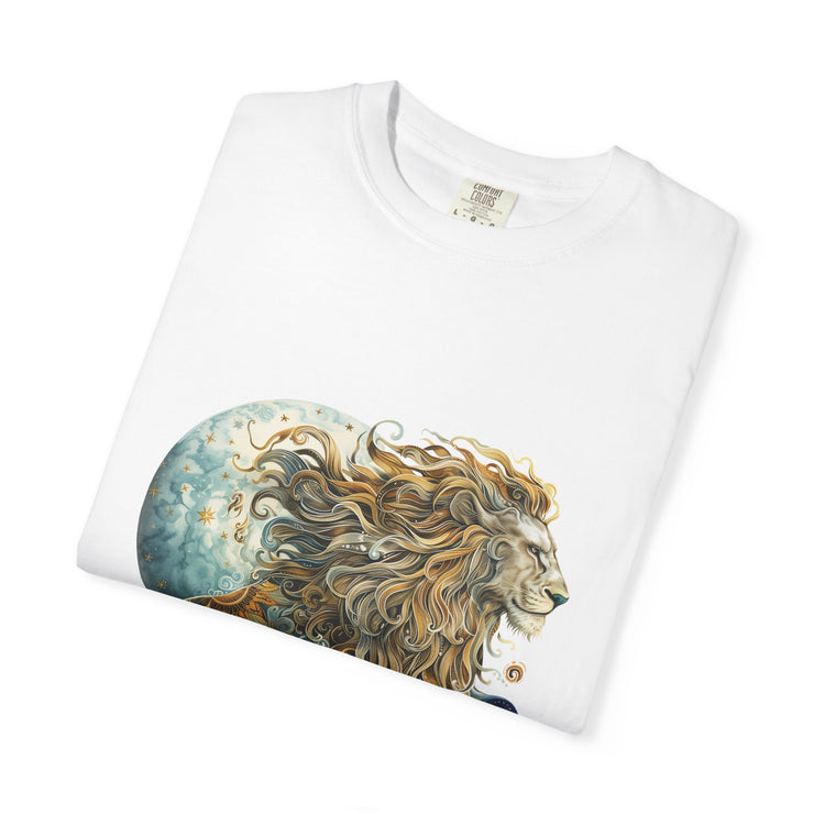 Celestial Lion T-Shirt - Unisex Graphic Tee for Astrology Lovers, Gifts for Her, Gifts for Him, Birthday, Mythical Creatures, Everyday [...]