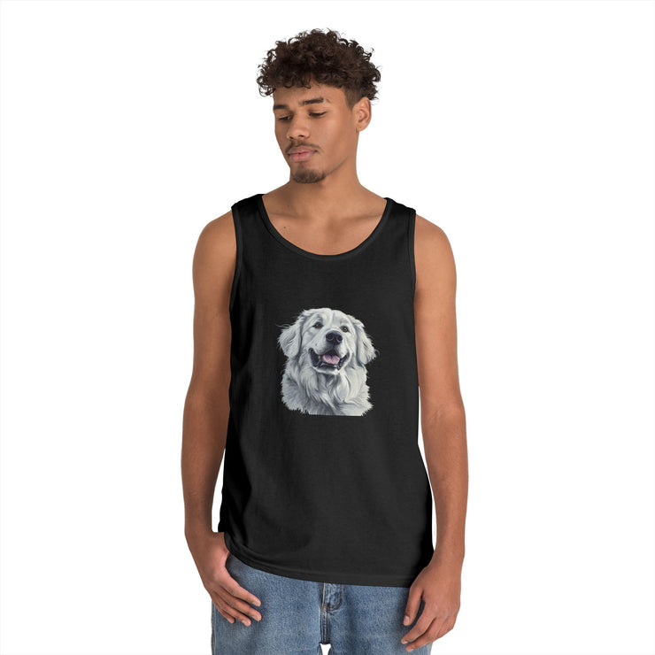 Golden Retriever Tank Top - Perfect for Dog Lovers, Casual Wear, Summer Outings, Pet Lovers Gift, Outdoor Adventures