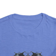 Gothic Dragon Toddler Tee, Cute Kids Shirt, Toddler Short Sleeve Tee, Unique Gift Idea, Halloween Outfit, Trendy Kids Apparel