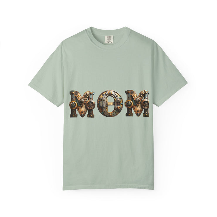 Mom Themed Unisex Garment-Dyed T-Shirt, Perfect for Mother's Day, Casual Wear, Gift for Moms, Family Gatherings, Everyday Comfort