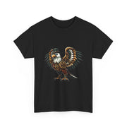 Eagle Graphic Tee, Unisex Heavy Cotton Shirt, Animal Lover Gift, Nature T-Shirt, Wildlife Apparel, Casual Daily Wear