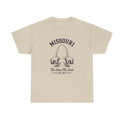 Missouri Bears Unisex Heavy Cotton Tee, Gift for Missouri Residents, State Pride Shirt, Casual Wear, Summer Tee, Vintage Style T-Shirt