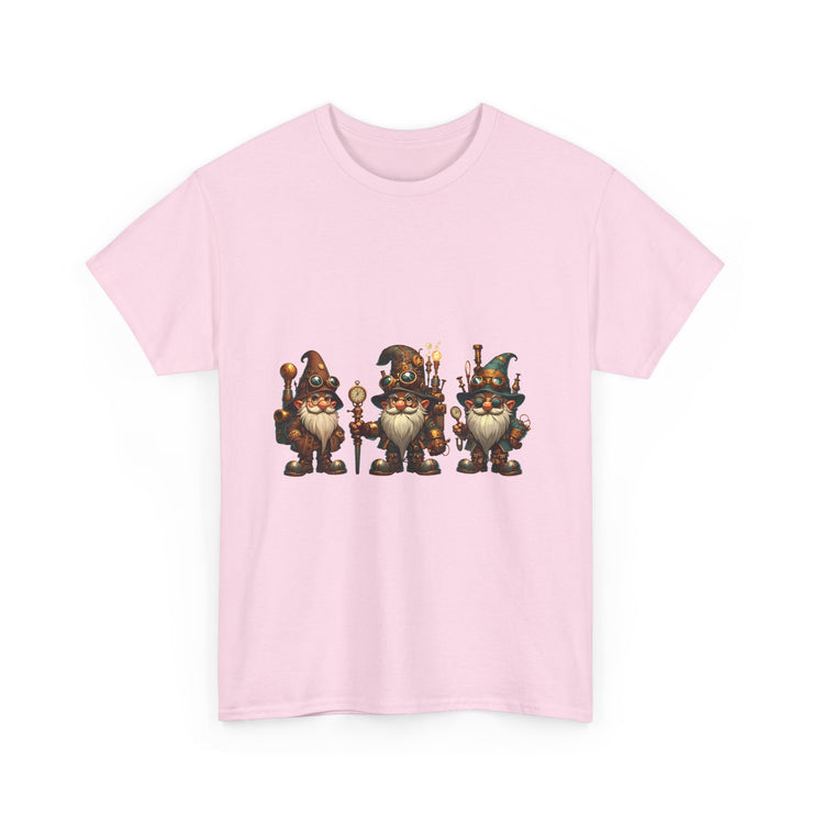 Unisex Heavy Cotton Tee, Funny T-Shirt, Cute Gift, Casual Wear, Gnome Lovers, Birthday Gift, Nature Enthusiast
