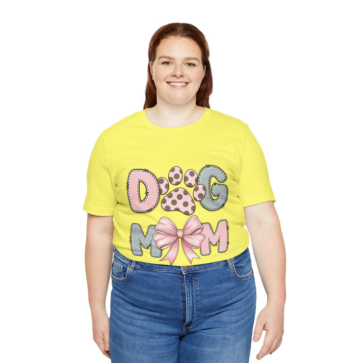 Dog Mom Tee, Cute Pet Lover Shirt, Gift for Dog Owners, Casual Dog Mom Wear, Animal Lover Clothing, Mothers Day