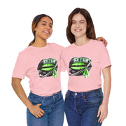 Green Glam Lip Graphic Tee | Unisex Jersey Short Sleeve Shirt, Fashion Tee, Trendy T-shirt, Gift for Her, Casual Wear