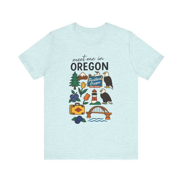 Oregon State Pride Tee, Explore Oregon T-Shirt, Travel Souvenir Shirt, USA States Design