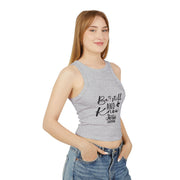 Be Still and Know Women's Crop Tank Top | Comfortable Bible Verse Apparel | Christian Design