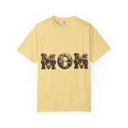 Mom Themed Unisex Garment-Dyed T-Shirt, Perfect for Mother's Day, Casual Wear, Gift for Moms, Family Gatherings, Everyday Comfort