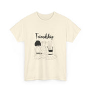 Friendship Unisex Heavy Cotton Tee - Perfect Gift for Friends, Casual Wear, Celebration Tees, Summer Fashion, Unique Friendship Gift